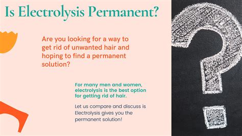 Is Electrolysis Permanent - Presentation by Top Electrolysis NYC