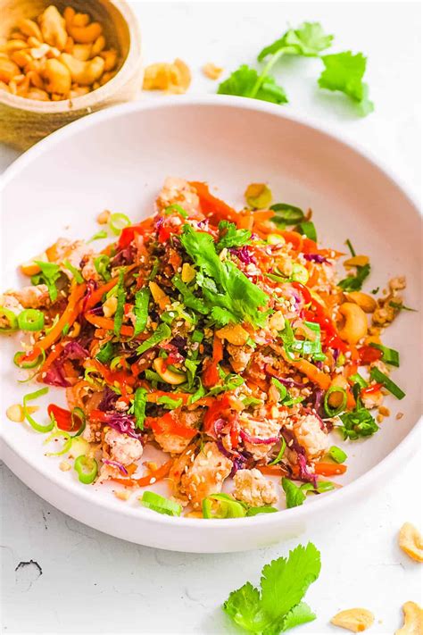 Vegetarian Egg Roll In A Bowl - Doctor Woao