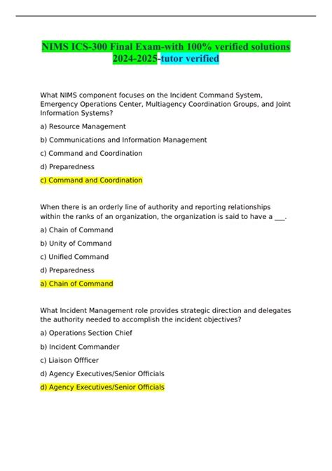 Image result for ICS 300 Exam Prep