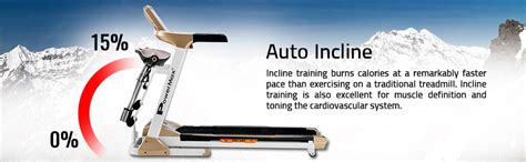 Buy PowerMax Fitness TDA-450 3HP (6HP Peak) Motorized Treadmill with ...