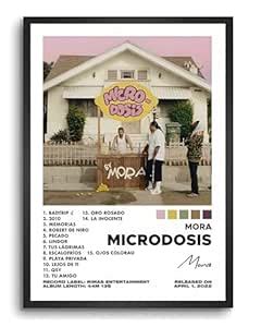 Vyopix Mora - Microdosis Album Cover, Wall Decoration Art Framed Poster ...