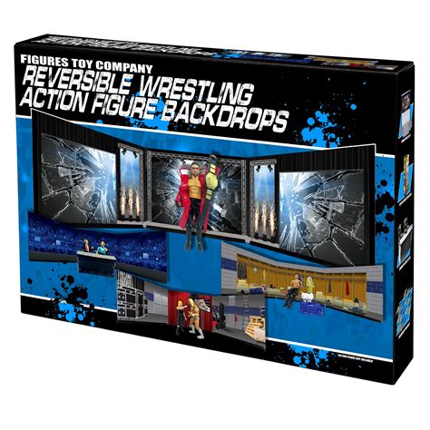 Buy Reversible Wrestling Action Figure Backdrop Dioramas for WWE ...