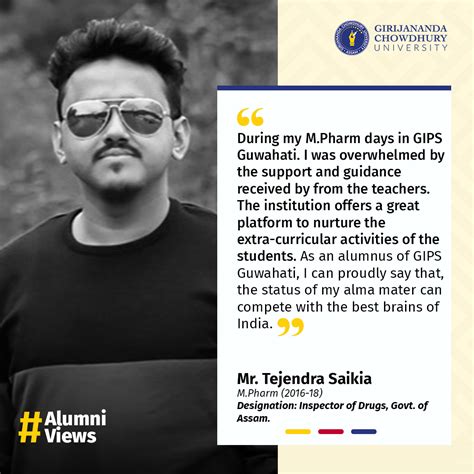 Experience as an Drug Inspector - Girijananda Chowdhury University