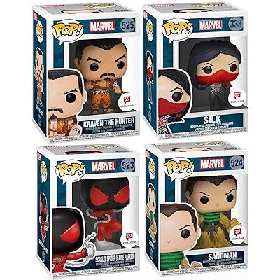 Buy Enter The Spidey-Verse POP! Bundle: Kraven The Hunter Scarlet ...