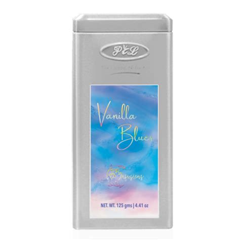 Vanilla Blues Green Tea Infusion in Premium Silver Caddy | Teamoods India