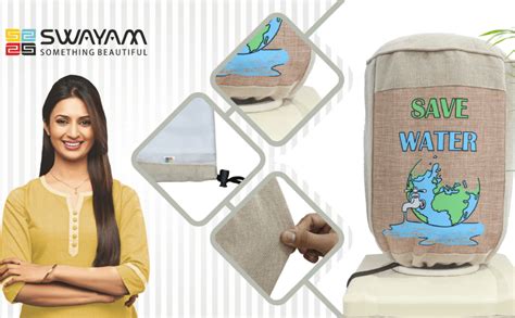 Swayam 20 Litre Water Bottle Cover With Inner Waterproof Layer | Lace ...