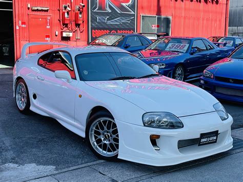 Bakrunner : Toyota Supra, Toyota Supra A80, garage defend, BBS, hvite biler, JDM, japanske biler ...
