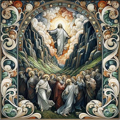 Mount of Transfigura | Bible Art