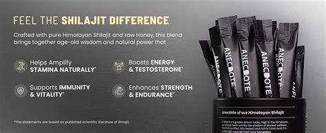 Anecdote Pure Himalayan Shilajit Honey Sticks with Organic Honey ...