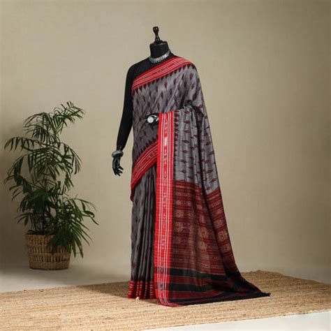 Sambalpuri Sarees - Odisa Sambalpuri Ikat Cotton Sarees | iTokri