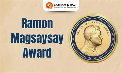 Ramon Magsaysay Award 2025, Categories, Latest News