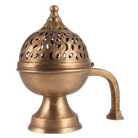 Brass Lobandan Incense Burner with Handle