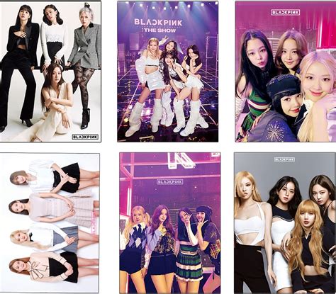 Blackpink K-POP Idol 2022 New 12 Poster & 1 Sticker Set (All A3 Size ...