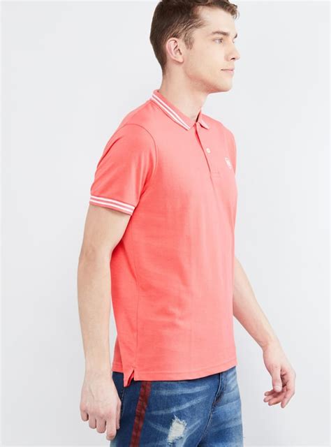 Buy Solid Polo Slim Fit T-shirt Online at just Rs. 449.0 ...