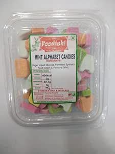 Foodish Mint Alphabet Candies (400g) : Amazon.in: Grocery & Gourmet Foods