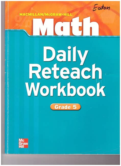 Buy Math Grade 5: Daily Reteach Workbook (Mmgh Mathematics) Book Online ...