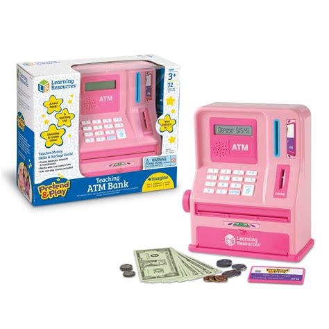 Buy Teaching ATM Bank, Pink, 32 Pieces Online at Low Prices in India ...