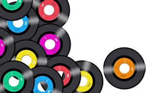 Poster Music Record Vinyl Colorful Vintage Retro sla956 (Wall Poster ...