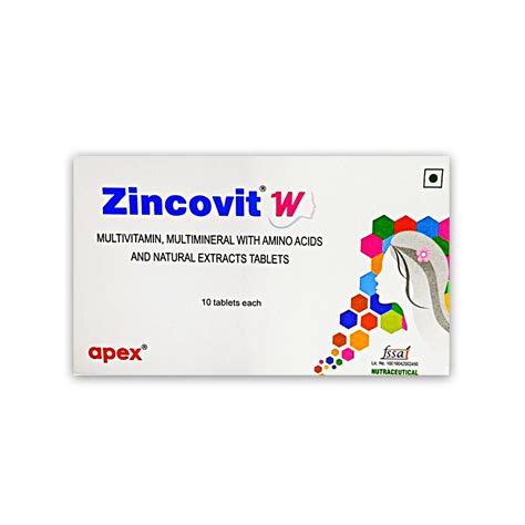 Zincovit W 10 Tablets - Multivitamin for Women - Cureka - Online Health ...