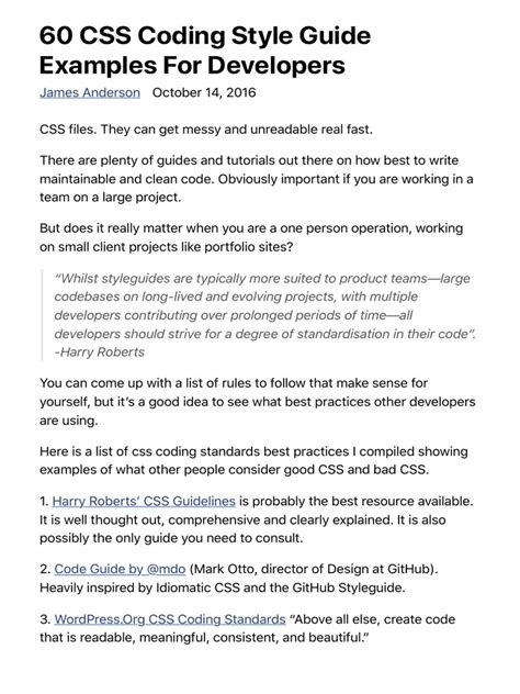 CSS Style Guide Example 的图像结果