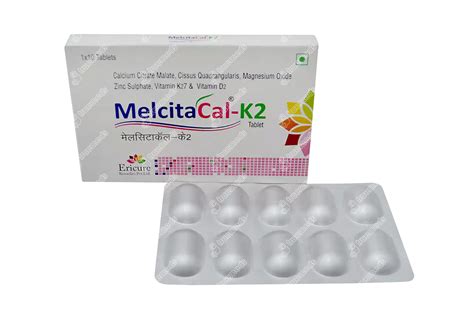 Melcitacal K2 Tablet 10 - Uses, Side Effects, Dosage, Price | Truemeds