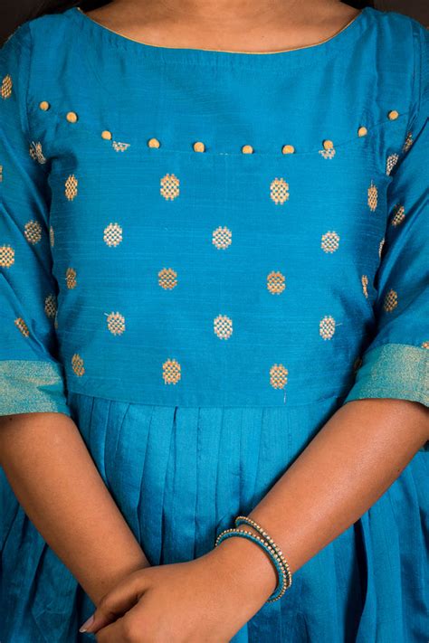 Mythri Sky Blue Festive Maxi in – Meera Bharadwaj