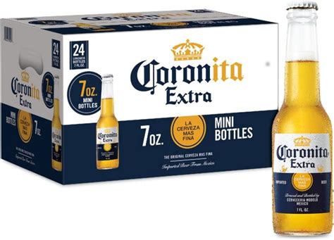 Amazon.com: Corona Extra Coronita, 24 pk, 7 oz Mini bottles, 4.6% ABV ...