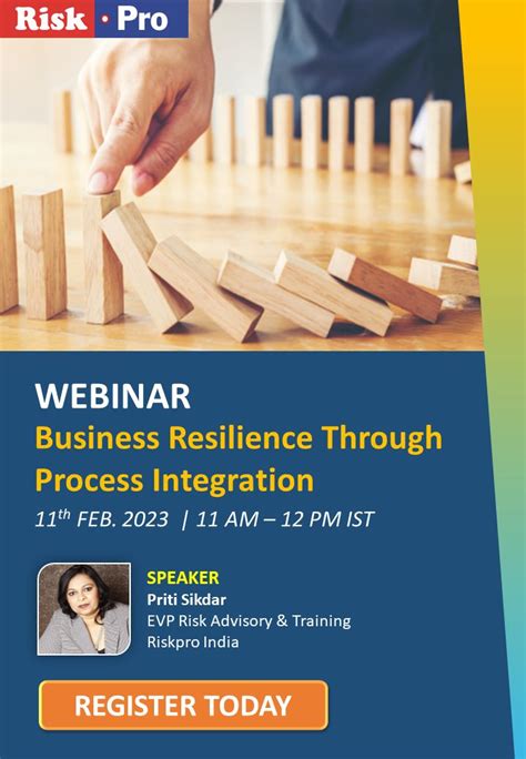 Webinar- Business Resilience Through Process Integration | Riskpro ...