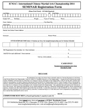 Fillable Online ICMAC International Chinese Martial Arts Championship ...
