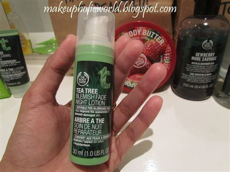Tea Tree Night Lotion- My Body Shop Haul Part 4 | Makeupholic World