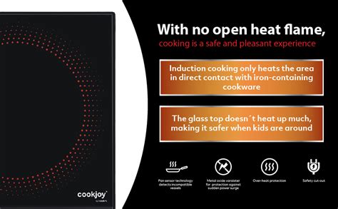 Buy Usha Cook Joy CJ1600XPC 1600-Watt Induction Cooktop(Black) & Treo ...
