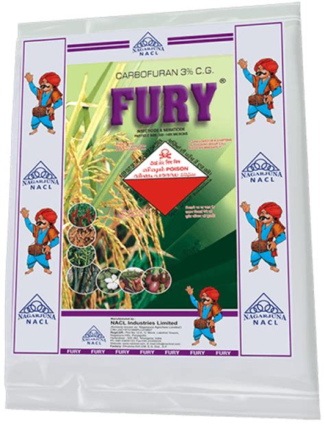 Nagarjuna NACL Fury (Carbofuran 3% CG) Insecticide – Cultree India