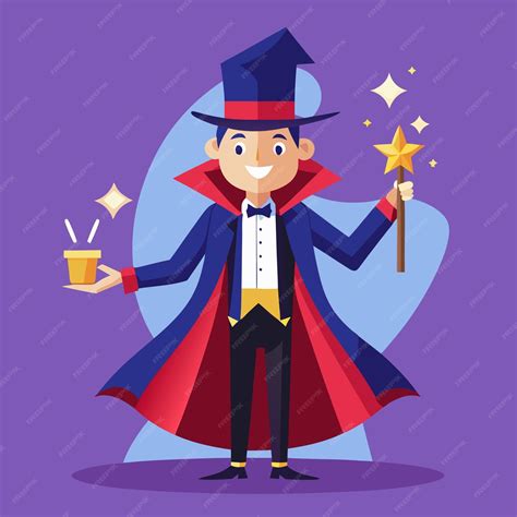 Magician Clip Art Vector Design Work | Premium AI-generated vector