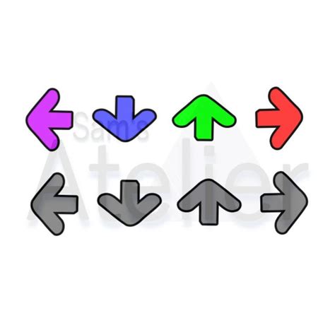 Image result for Custom Arrows FNF