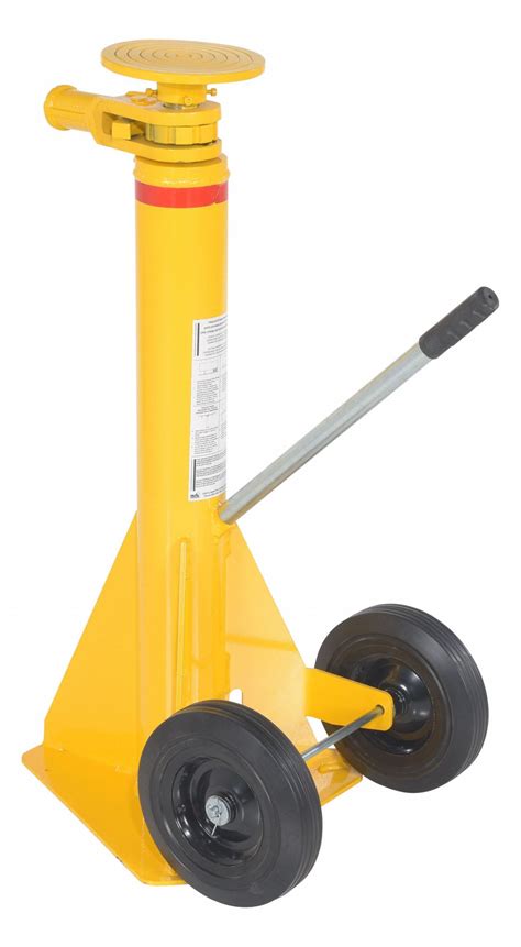 Ratchet, 50,000 lb Max Lifting Capacity, Trailer Stabilizing Jack ...