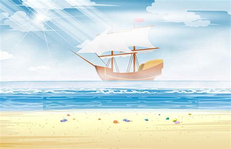 儿童乘船在海上旅行插画图片下载-正版图片503450629-摄图网