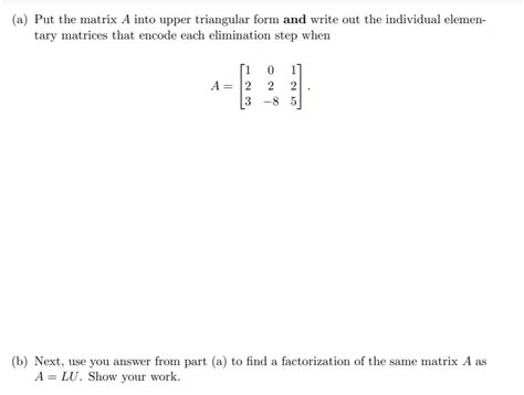 Image result for Triangular Form of Matrix
