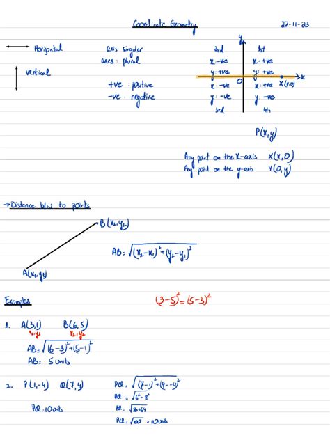 Coordinate Geometry Formula 的图像结果