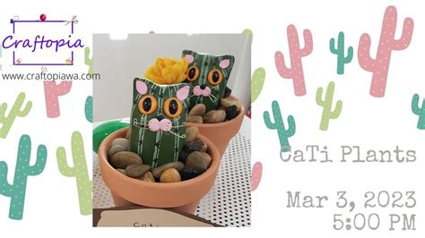 CaTi Plants class, Craftopia, Tacoma, 3 March 2023 | AllEvents.in