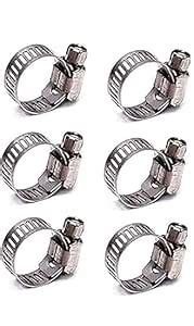 SVDK Stainless Steel Adjustable Hose Pipe Clamps – Heavy Duty Spring ...