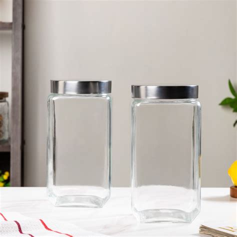 Jar Set - Buy Kitchen Storage Glass Jar Set Online |Nestasia