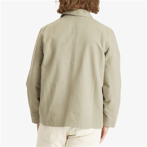 A.P.C. Piet Canvas Work Jacket Gray Green | END. (US)