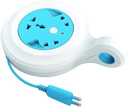 Anchor by Panasonic 5221 Diamond 6A Flexi Cord 2 Pin 4 Mtr Socket (Blue ...