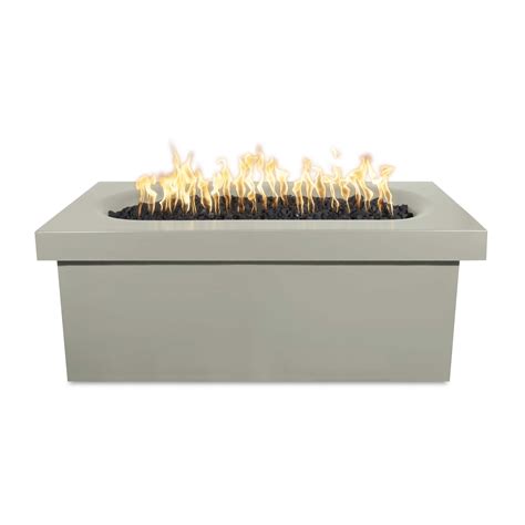 Ramona Rectangular Concrete Fire Table - www.poolonlineshop.com