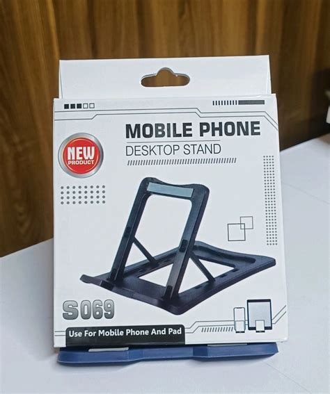 New 🆕 S-069 Mobile Phone Desktop Stand (Use For Mobile Phone And iPad)