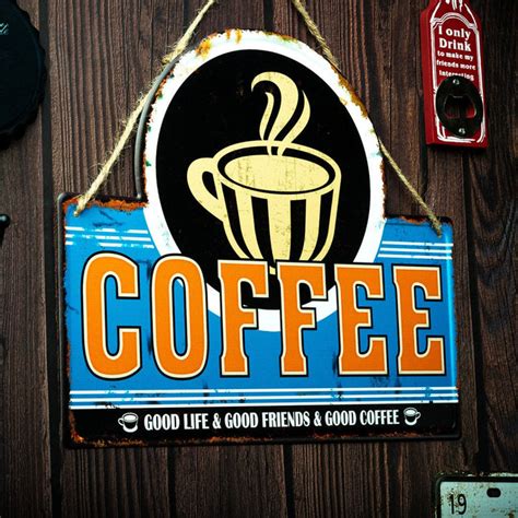 Metal Plates - Good Life & Good Friends & Good Coffee — eazy wagon