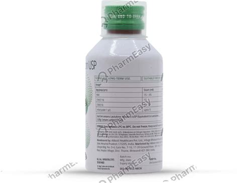 Duphalac 3.335 GM Oral Solution (150): Uses, Side Effects, Price ...