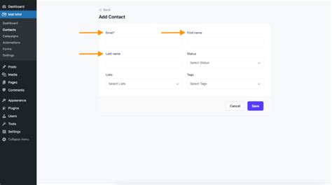 Add Mail Contact 的图像结果
