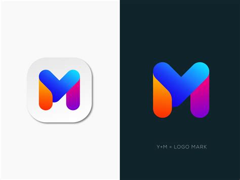 YM letter logo mark | YM logo design by Md Iqbal Hossain for Iconic on ...