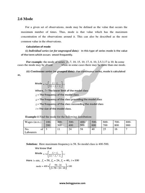 Tutorial On Calculating Mode 的图像结果